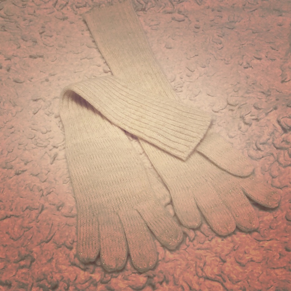 Long dressy gloves.